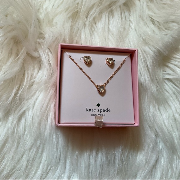 Kate Spade Romantic Rocks Jewelry Set - NWT - Necklace & Earrings - Picture 5 of 9